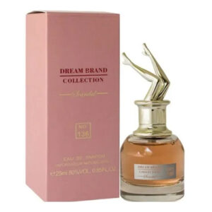 PERFUME DREAM BRAND N136 FRAGRÂNCIA ESCANDADO SENSUAL 25ml