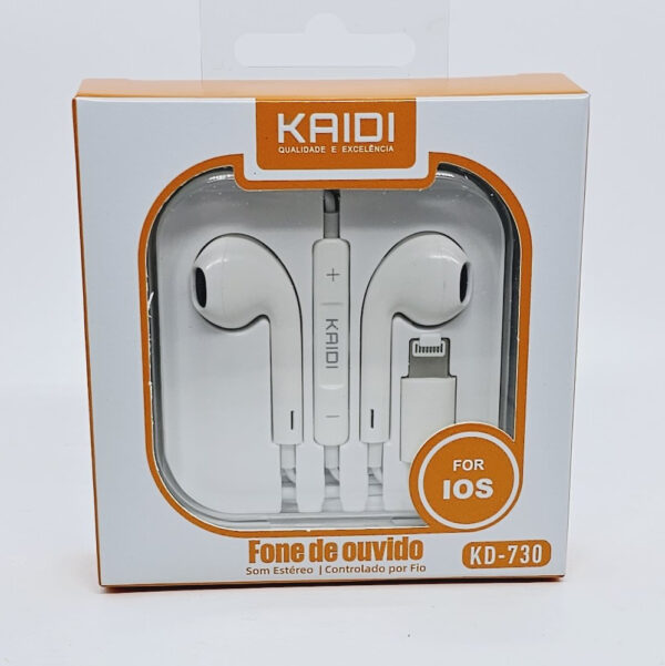 FONE DE OUVIDO KAIDI KD-730 PARA IPHONE