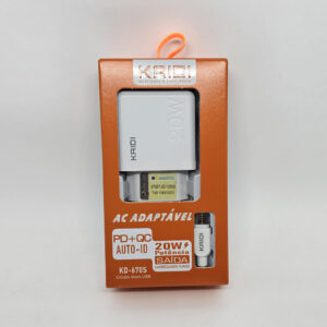 CARREGADOR DE CELULAR KAIDI KD-670S V8 20W