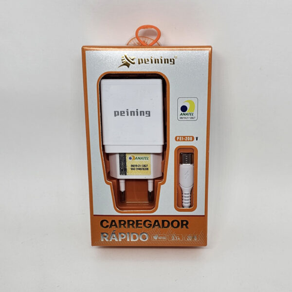 CARREGADOR DE CELULAR PEINING PEI-208 V3 3.1A