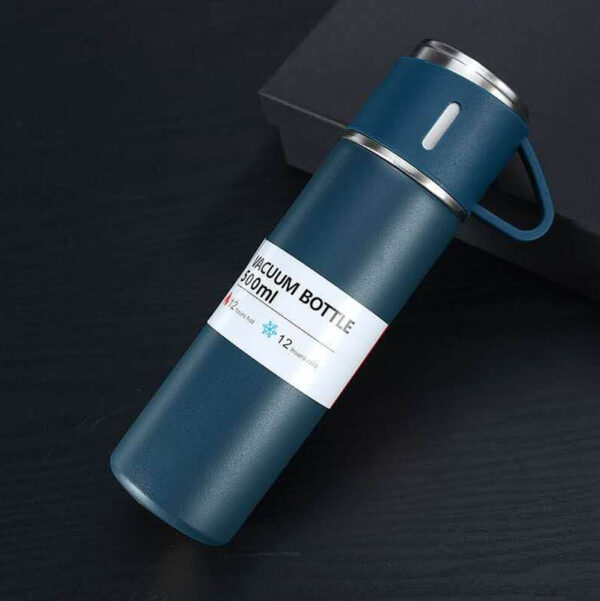 GARRAFA TERMICA A VACUO COM CANECA