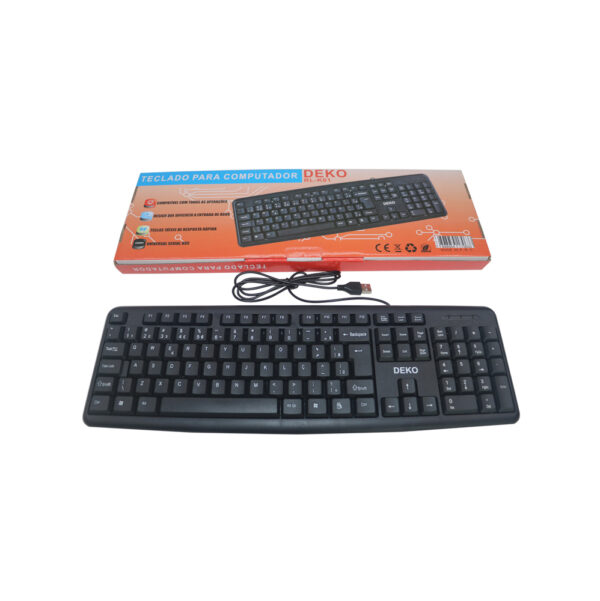 TECLADO USB DEKO RL-K01