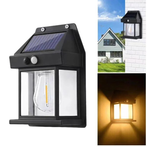 LUMINARIA SOLAR LED FILAMENTO PARA JARDIM BK-888