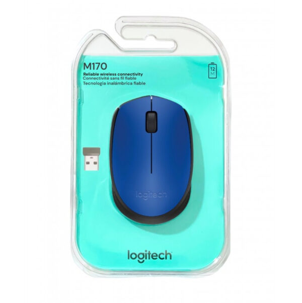 MOUSE SEM FIO LOGITECH M170 AZUL