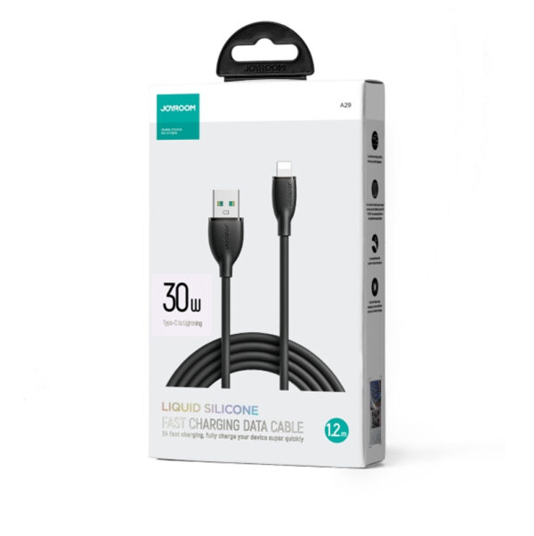CABO USB JOYROOM A29 30W 2M PARA IPHONE - PRETO