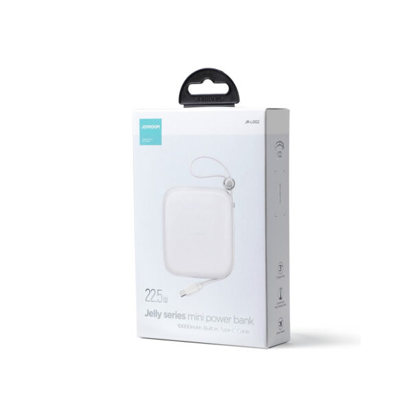 CARREGADOR PORTATIL JOYROOM JR-L002 10000MAH BRANCO