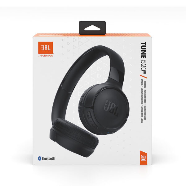 FONE DE OUVIDO JBL BLUETOOTH TUNE 520BT PRETO