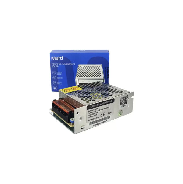 FONTE 12V 5A MULTILASER EN055
