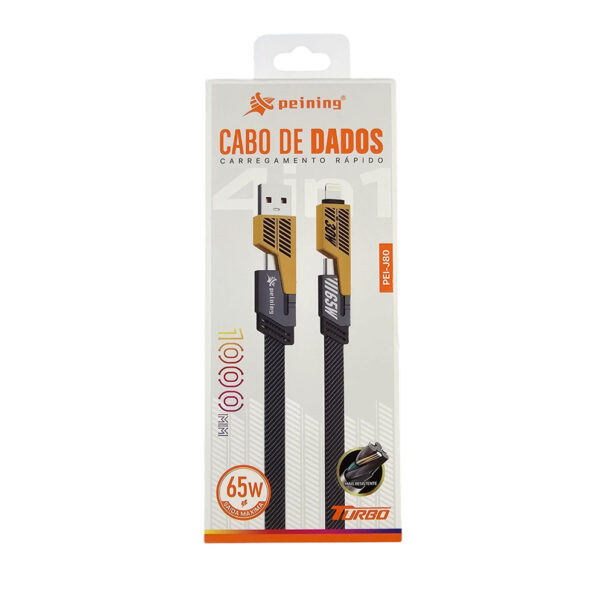 CABO USB PEINING PEI-J80 TIPO C / IPHONE 65W