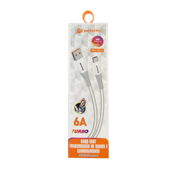 CABO USB PEINING PEI-J82-3 TIPO C 6A
