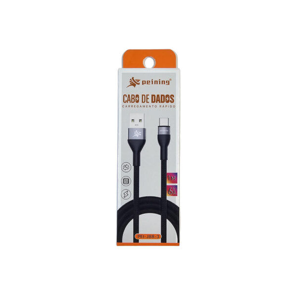 CABO USB PEINING PEI-J88-3 TIPO C 6A