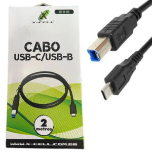 CABO USC C PARA IMPRESSORA X-CELL XC-CI-06 2M