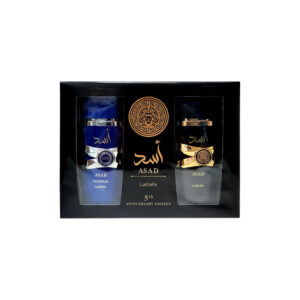 PERFUME ARABE LATTAFA KIT ASAD + ZANZIBAR 100ML
