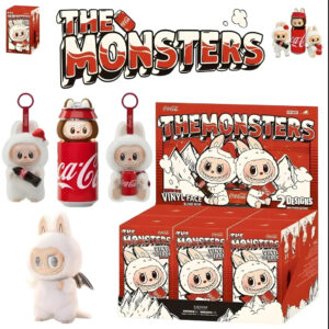 PELUCIA LABUBU THE MONSTERS COCA COLA CHAVEIRO