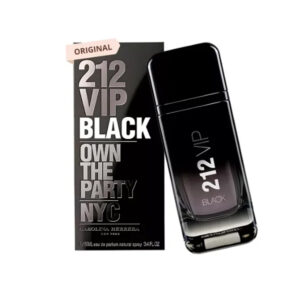 PERFUME CAROLINA HERRERA 212 VIP BLACK NYC 100ML