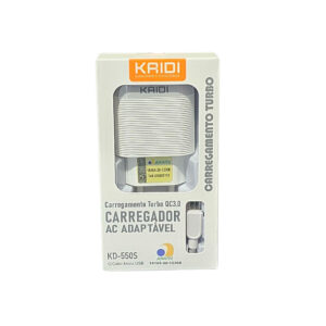 CARREGADOR DE CELULAR KAIDI KD-550S V8 18W