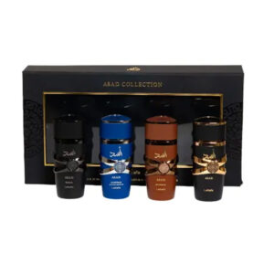 PERFUME ARABE LATTAFA KIT ASAD 4 UND. 25ML