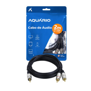CABO AUXILIAR AQUARIO P2 RCA BLINDADO CBO-402 2M