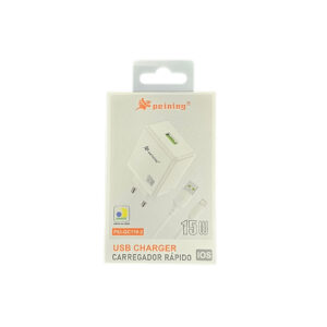 CARREGADOR DE CELULAR PEINING PEI-QC119-2 15W IPHONE