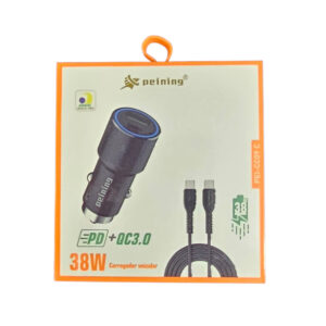 CARREGADOR VEICULAR PEINING PEI-CC09 TIPO C 38W