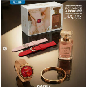 RELOGIO SMARTWATCH G-TIDE ROMANCE KIT COM PERFUME