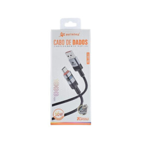 CABO USB PEINING PEI-J90-3 TIPO C 66W 1M