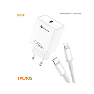 CARREGADOR DE CELULAR PEINING PEI-PD023-4 20W IPHONE