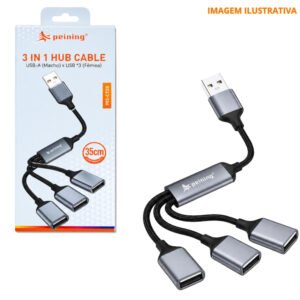 HUB USB PEINING PEI-CT25 3X1