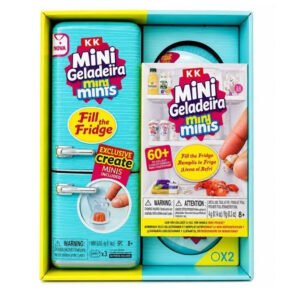 MINI GELADEIRA MINI BRANDS COM 2 BOLAS SURPRESA