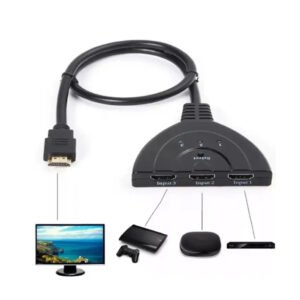 ADAPTADOR SWITCH HDMI IT-BLUE LE-4129 3 ENTRADAS 1 SAIDA