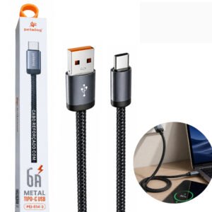 CABO USB PEINING PEI-S14-3 TIPO C 6A 1M