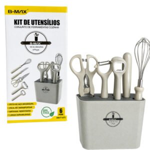 KIT UTENSILIOS DE COZINHA 6 PEÇAS B-MAX BM-F1072