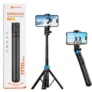 SUPORTE PARA CELULAR TRIPE COM BASTÃO DE SELFIE PEI-SK12