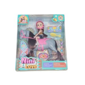 BRINQUEDO BONECA COM CAVALO MINI LOVE COD.53819
