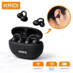FONE DE OUVIDO SEM FIO KAIDI KNC4201 PRETO