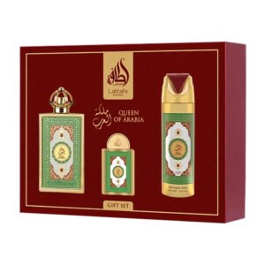 PERFUME ARABE LATTAFA QUEEN OF ARABIA KIT GIFT SET