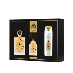 PERFUME ARABE LATTAFA THARWAH GOLD KIT GIFT SET