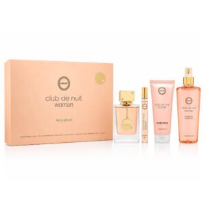 PERFUME ARMAF CLUB DE NUIT WOMAN KIT 4 PEÇAS